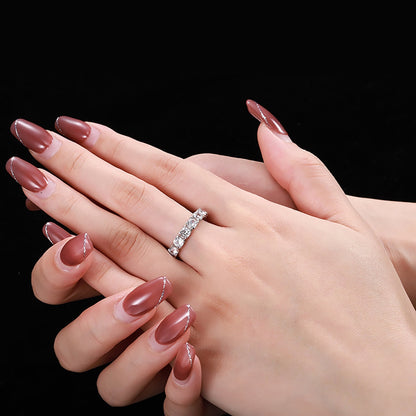 [Royal Jewellery]Eternity Round Cut Tennis Ring