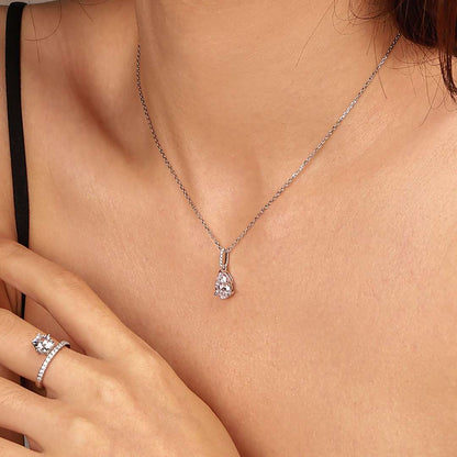 [Royal Jewellery]Delicate Water Drop Shape Fashion Necklace