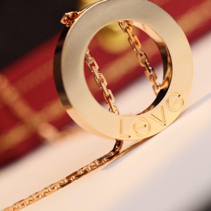 [Royal Jewellery]LOVE NECKLACE ADJUSTABLE ROSE GOLD
