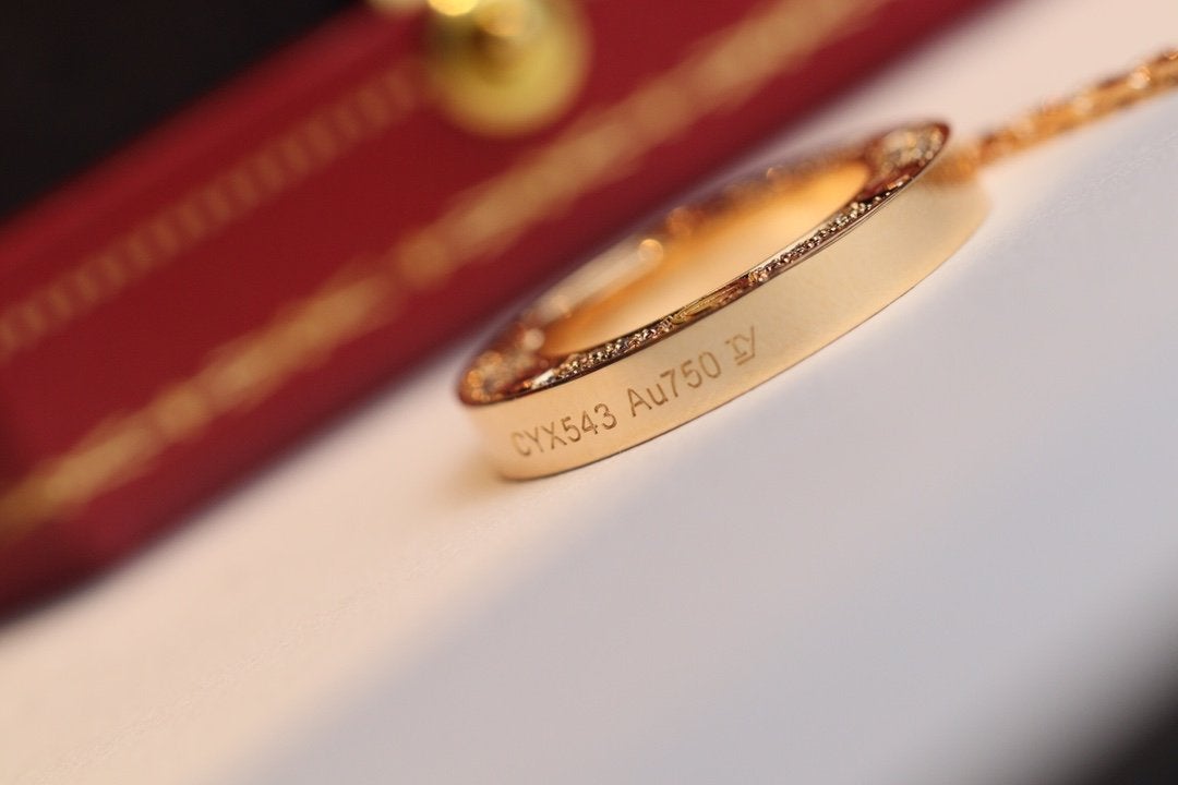 [Royal Jewellery]LOVE NECKLACE ADJUSTABLE ROSE GOLD