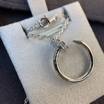[Royal Jewellery]JUSTE NECKLACE SILVER DIAMONDS