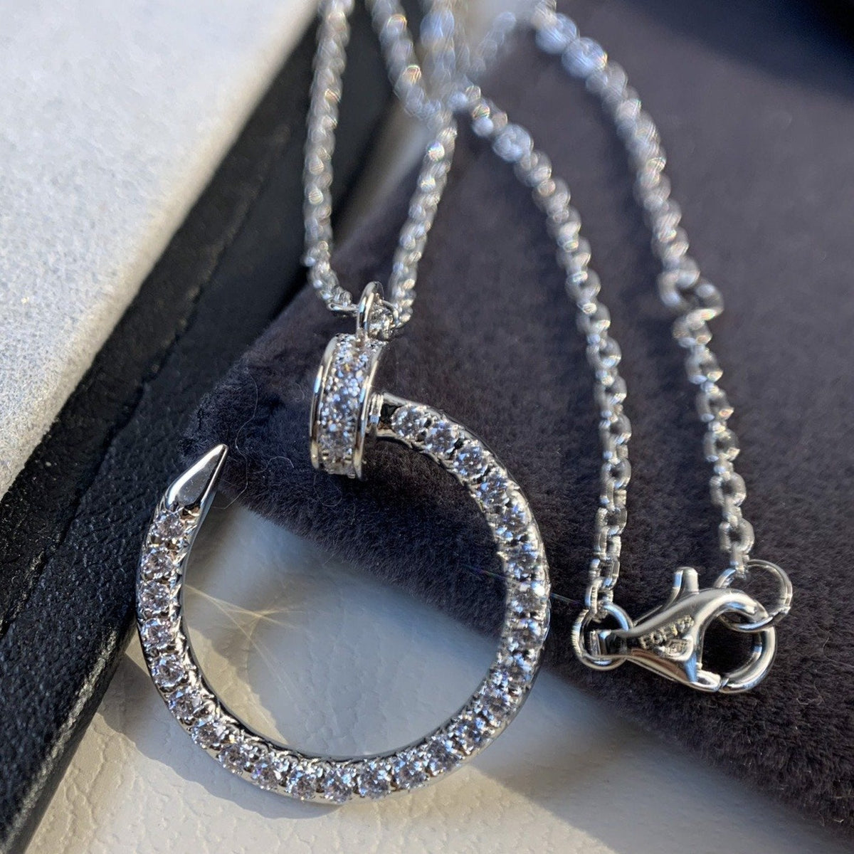 [Royal Jewellery]JUSTE NECKLACE SILVER DIAMONDS