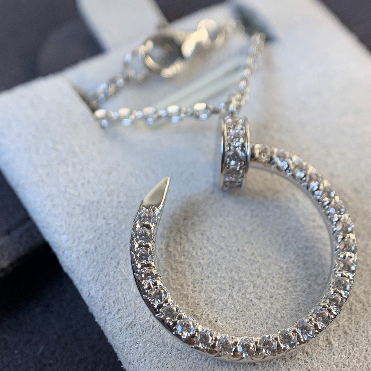[Royal Jewellery]JUSTE NECKLACE SILVER DIAMONDS