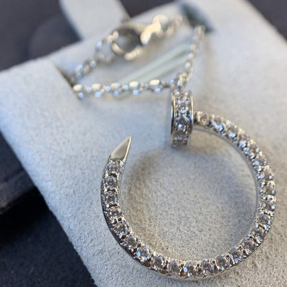 [Royal Jewellery]JUSTE NECKLACE SILVER DIAMONDS