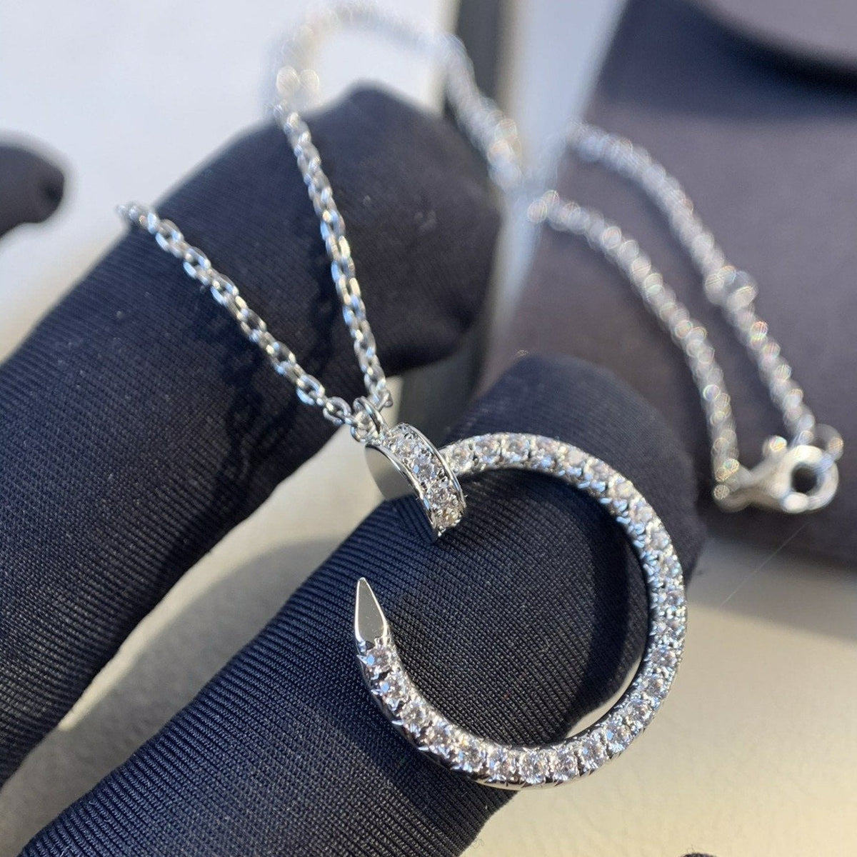 [Royal Jewellery]JUSTE NECKLACE SILVER DIAMONDS