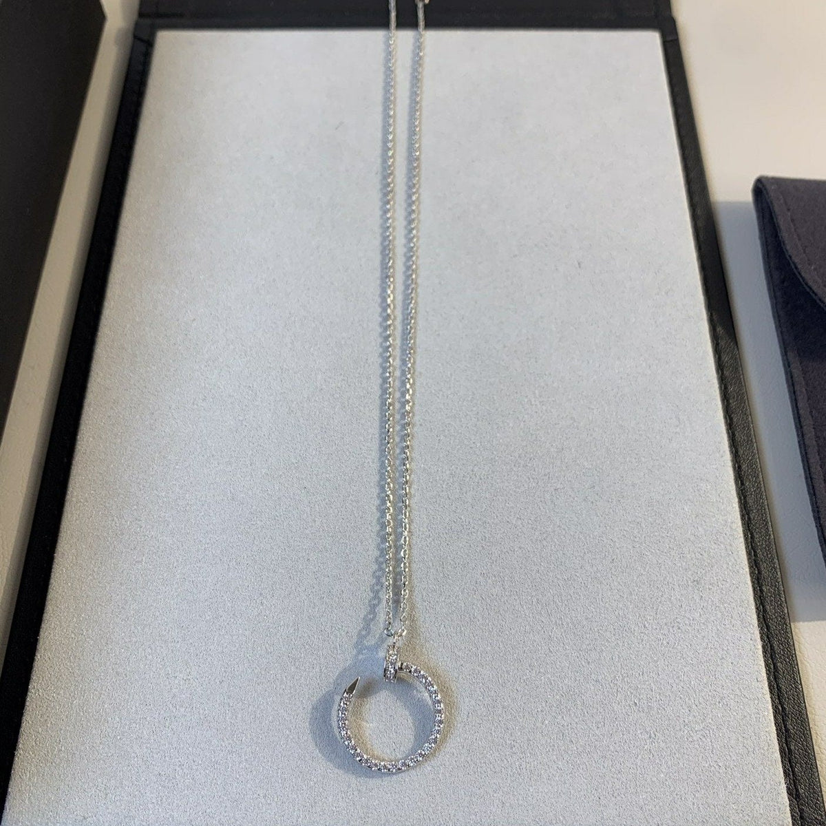 [Royal Jewellery]JUSTE NECKLACE SILVER DIAMONDS