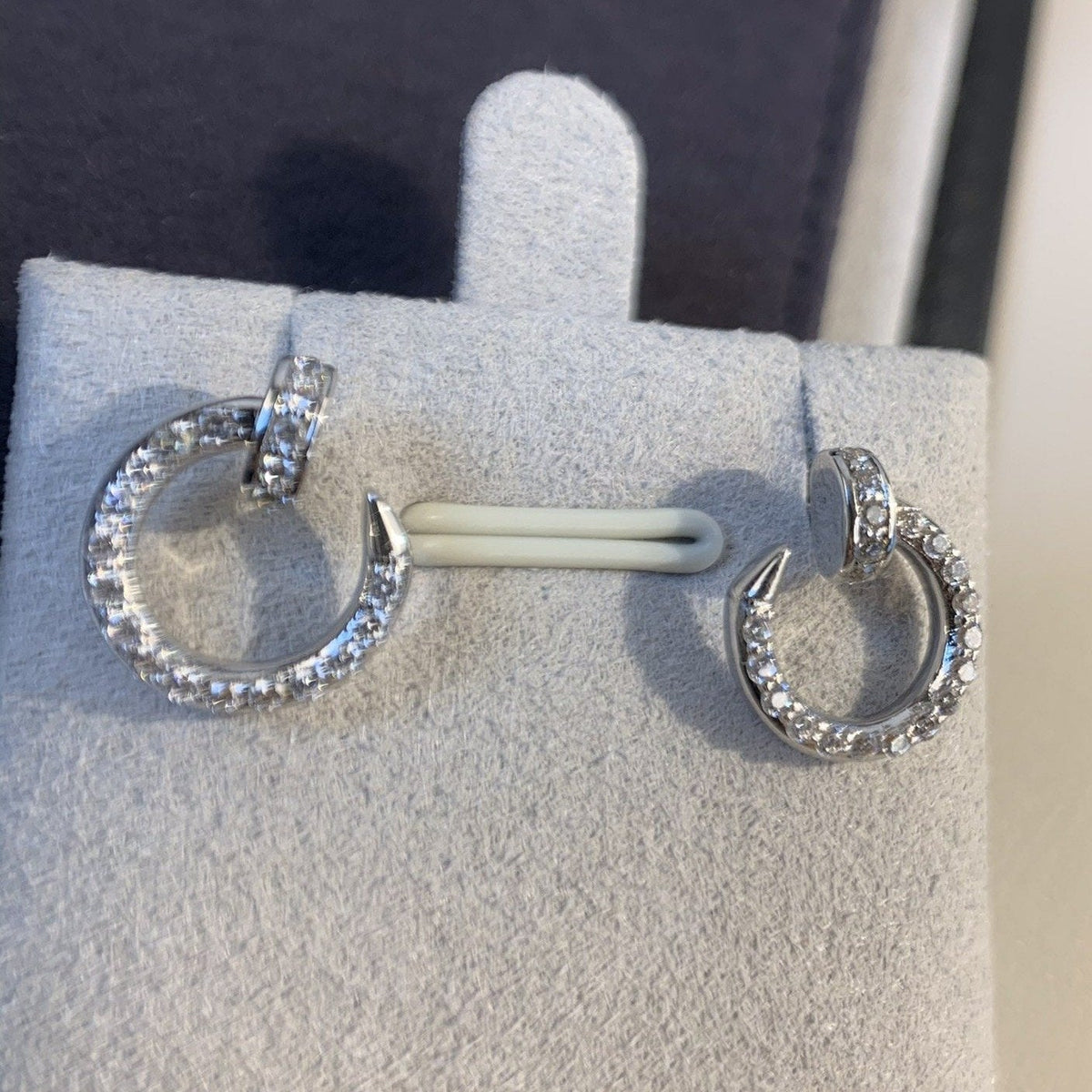 [Royal Jewellery]JUSTE EARRINGS SILVER DIAMONDS