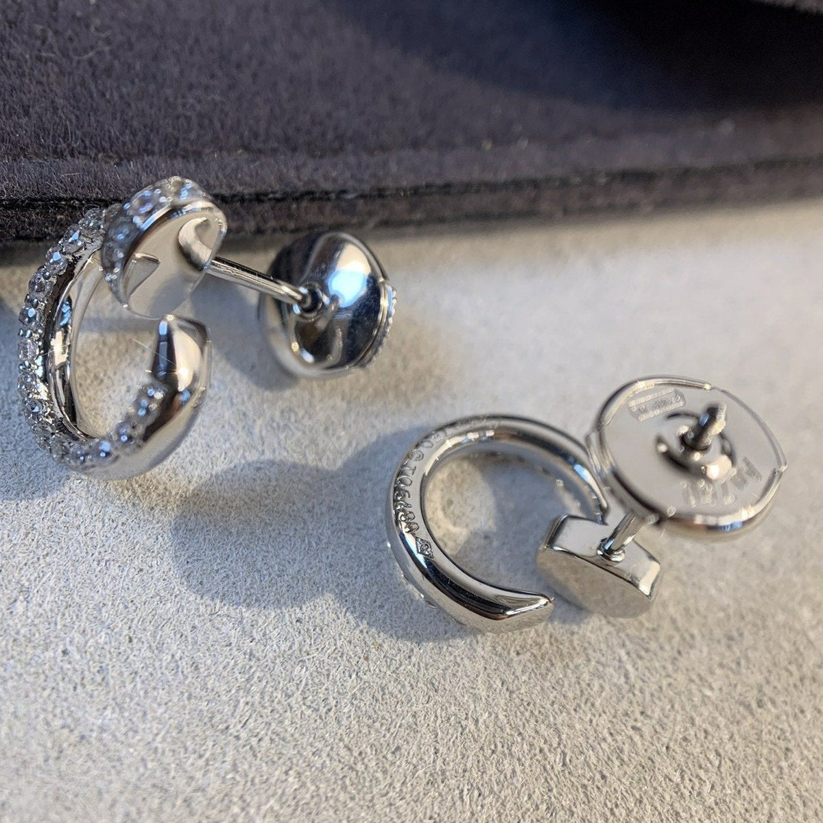[Royal Jewellery]JUSTE EARRINGS SILVER DIAMONDS