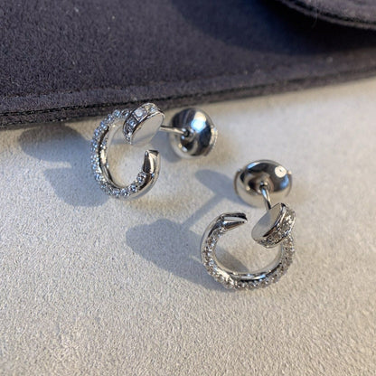 [Royal Jewellery]JUSTE EARRINGS SILVER DIAMONDS