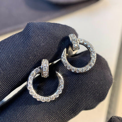 [Royal Jewellery]JUSTE EARRINGS SILVER DIAMONDS