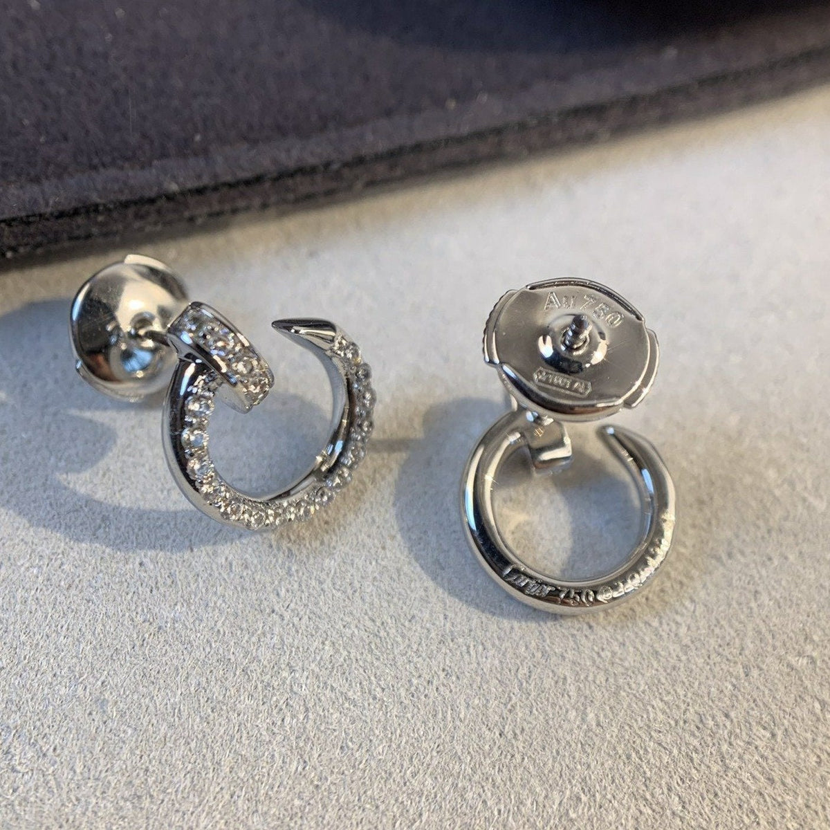 [Royal Jewellery]JUSTE EARRINGS SILVER DIAMONDS