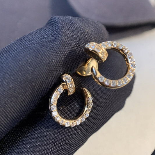 [Royal Jewellery]JUSTE EARRINGS GOLD DIAMONDS