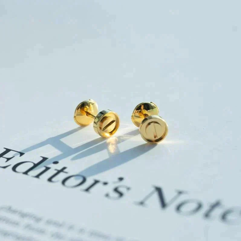 [Royal Jewellery]LOVE EARRINGS GOLD 10MM