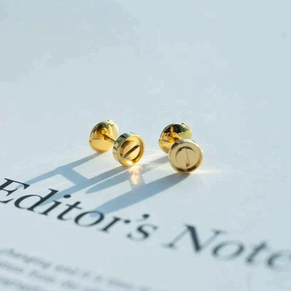 [Royal Jewellery]LOVE EARRINGS GOLD 10MM