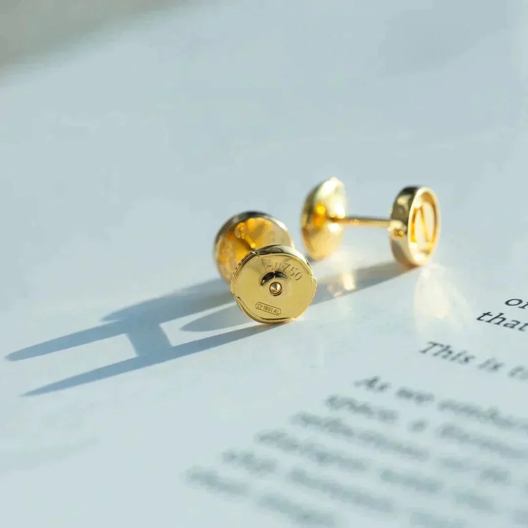 [Royal Jewellery]LOVE EARRINGS GOLD 10MM