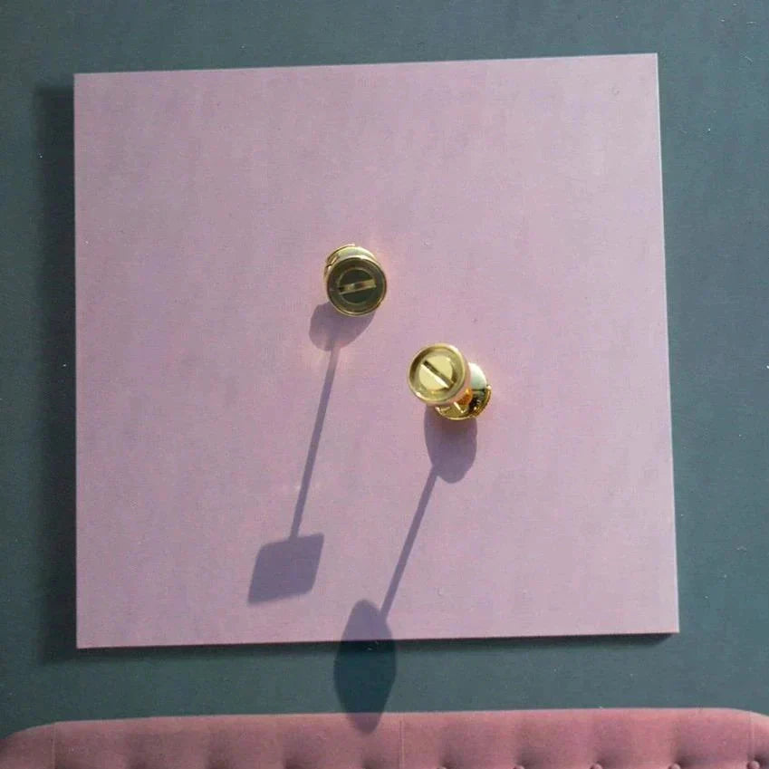 [Royal Jewellery]LOVE EARRINGS GOLD 10MM