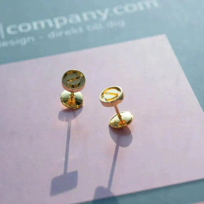 [Royal Jewellery]LOVE EARRINGS GOLD 10MM