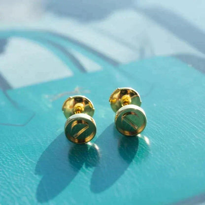 [Royal Jewellery]LOVE EARRINGS GOLD 10MM
