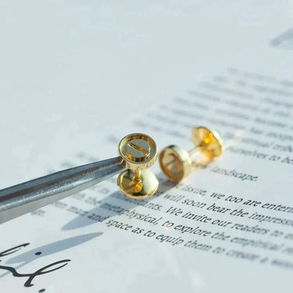 [Royal Jewellery]LOVE EARRINGS GOLD 10MM