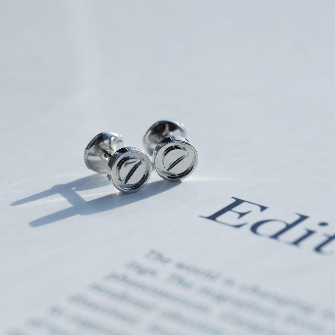 [Royal Jewellery]LOVE EARRINGS SILVER 10MM
