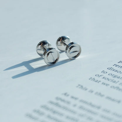 [Royal Jewellery]LOVE EARRINGS SILVER 10MM