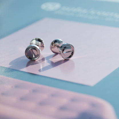 [Royal Jewellery]LOVE EARRINGS SILVER 10MM