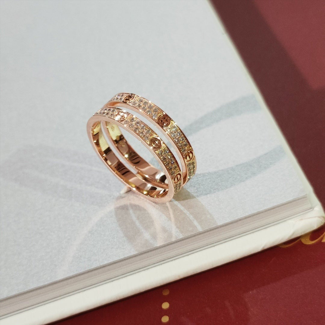 [Royal Jewellery]LOVE RING 2.65MM DIAMOND
