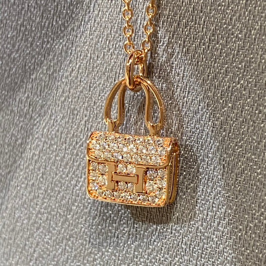 [Royal Jewellery]CONSTANCE PEDANT DIAMOND NECKLACE