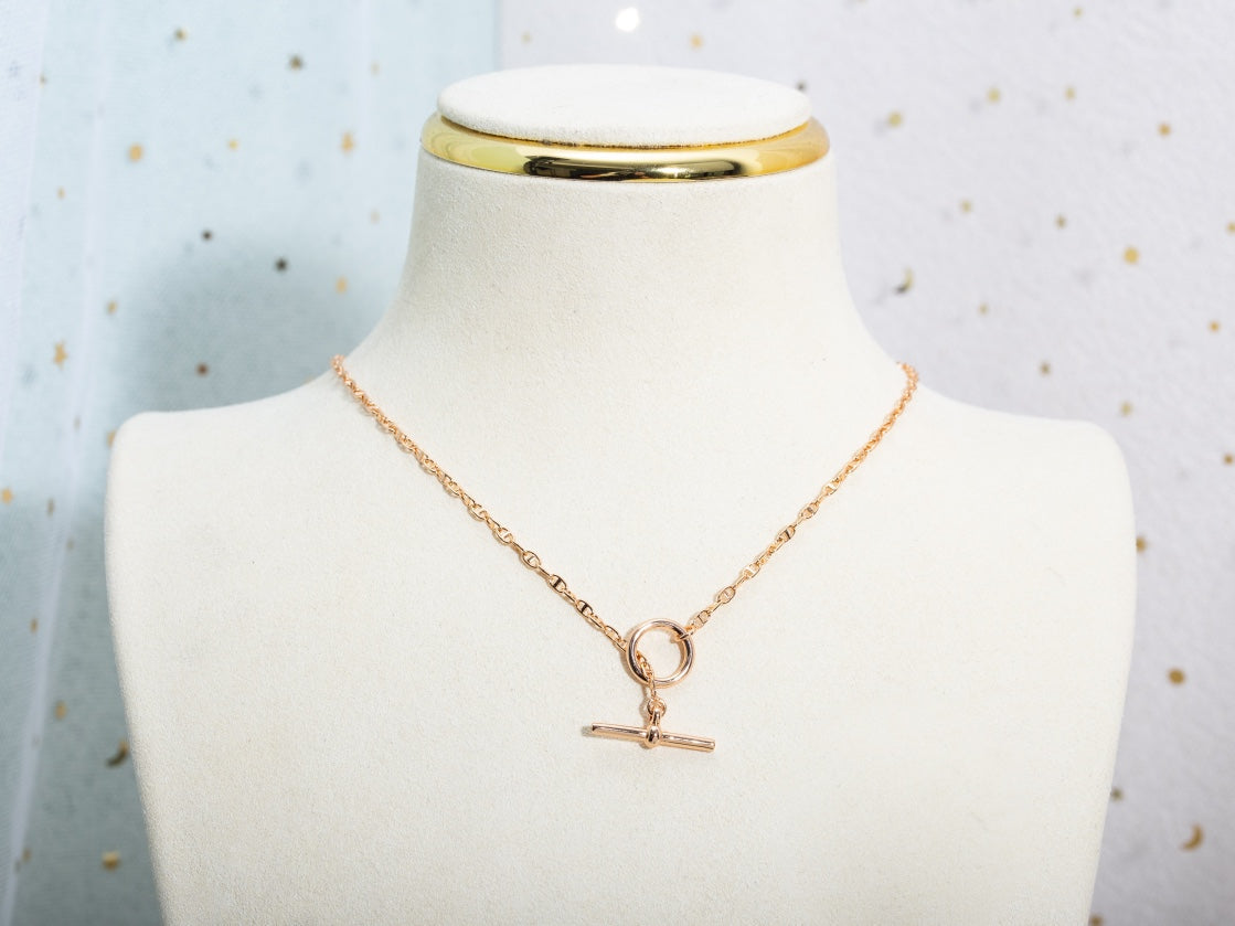 [Royal Jewellery]ECHAPPEE NECKLACE PINK GOLD