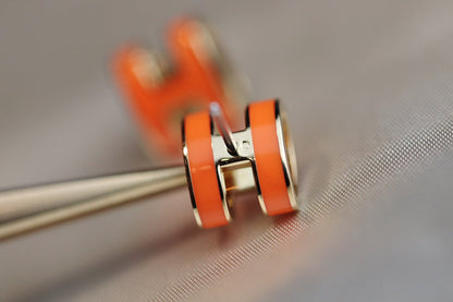 [Royal Jewellery]MINI POP H EARRINGS ORANGE