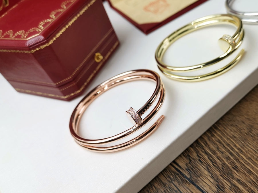 [Royal Jewellery]JUSTE BRACELET 3.5MM DOUBLE ROW DIAMOND