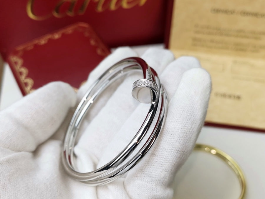 [Royal Jewellery]JUSTE BRACELET 3.5MM DOUBLE ROW DIAMOND