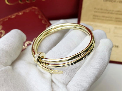 [Royal Jewellery]JUSTE BRACELET 3.5MM DOUBLE ROW DIAMOND