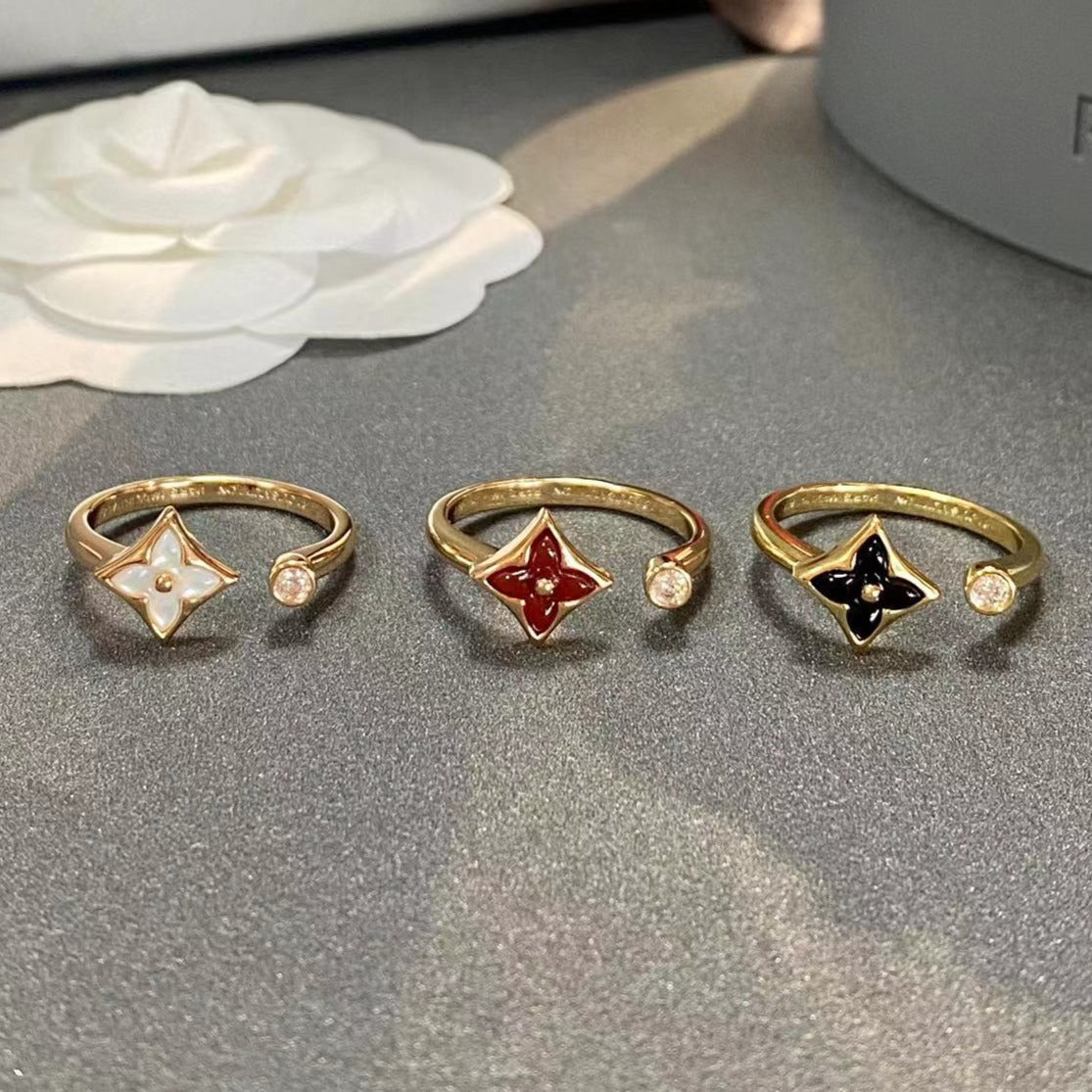 [Royal Jewellery]STAR 1 DIAMOND OPEN RING