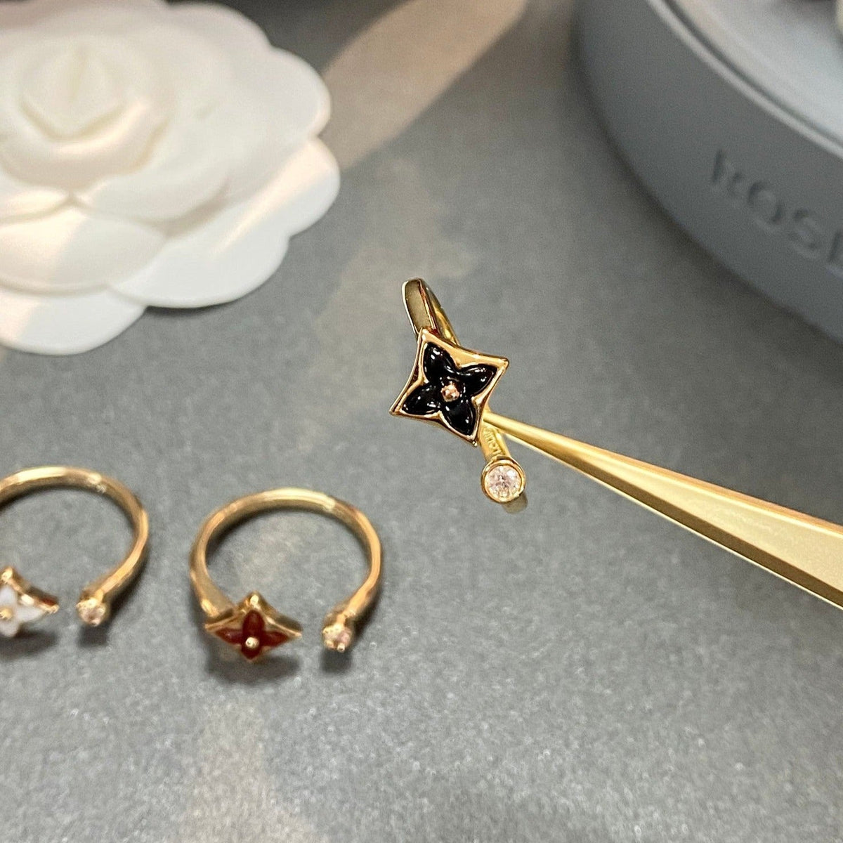 [Royal Jewellery]STAR 1 DIAMOND OPEN RING