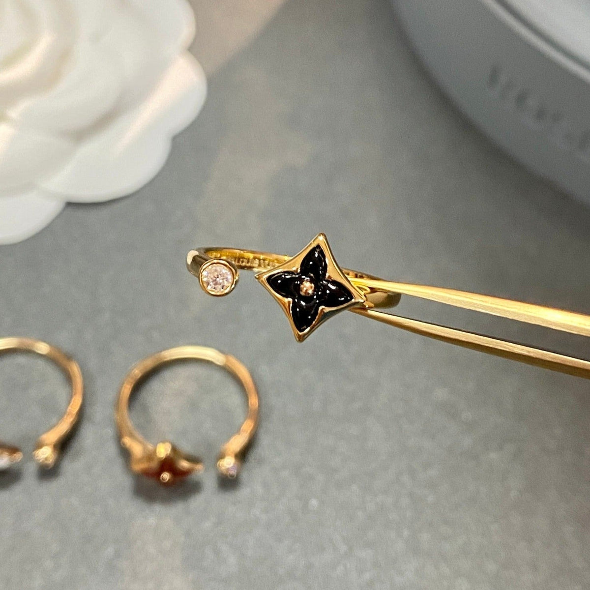 [Royal Jewellery]STAR 1 DIAMOND OPEN RING
