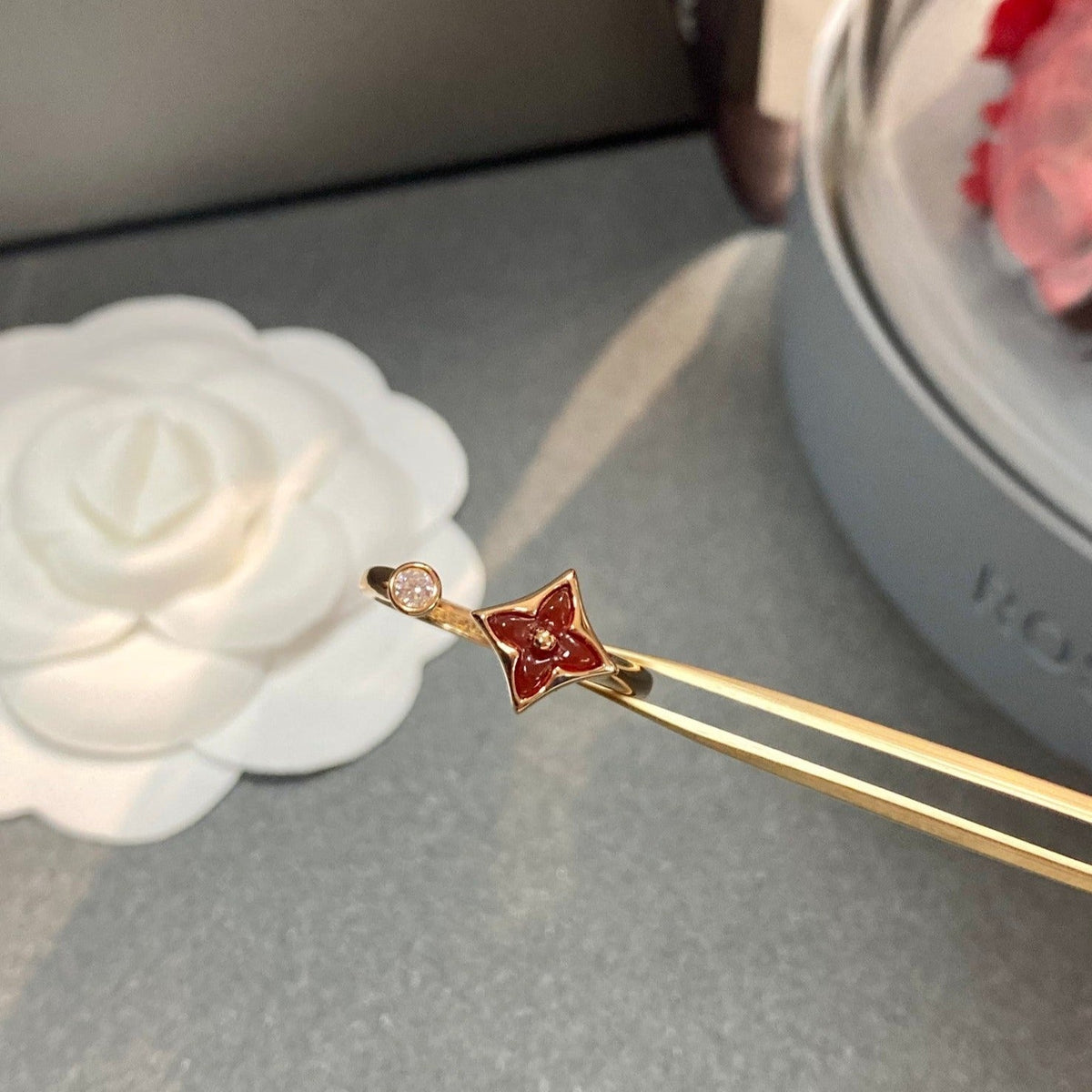 [Royal Jewellery]STAR 1 DIAMOND OPEN RING