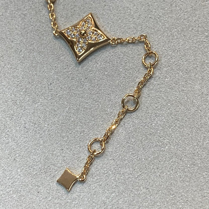 [Royal Jewellery]STAR AND SUN 4 MOTIFS GOLD DIAMONDS BRACELET