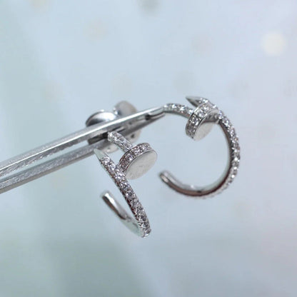 [Royal] JUSTE FULL DIAMOND SMALL EARRINGS