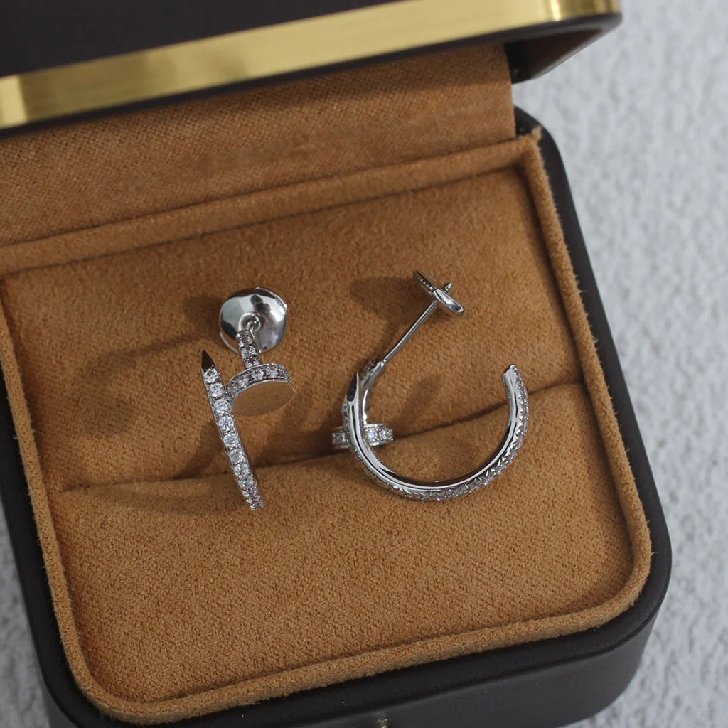 [Royal] JUSTE FULL DIAMOND SMALL EARRINGS