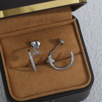 [Royal] JUSTE FULL DIAMOND SMALL EARRINGS