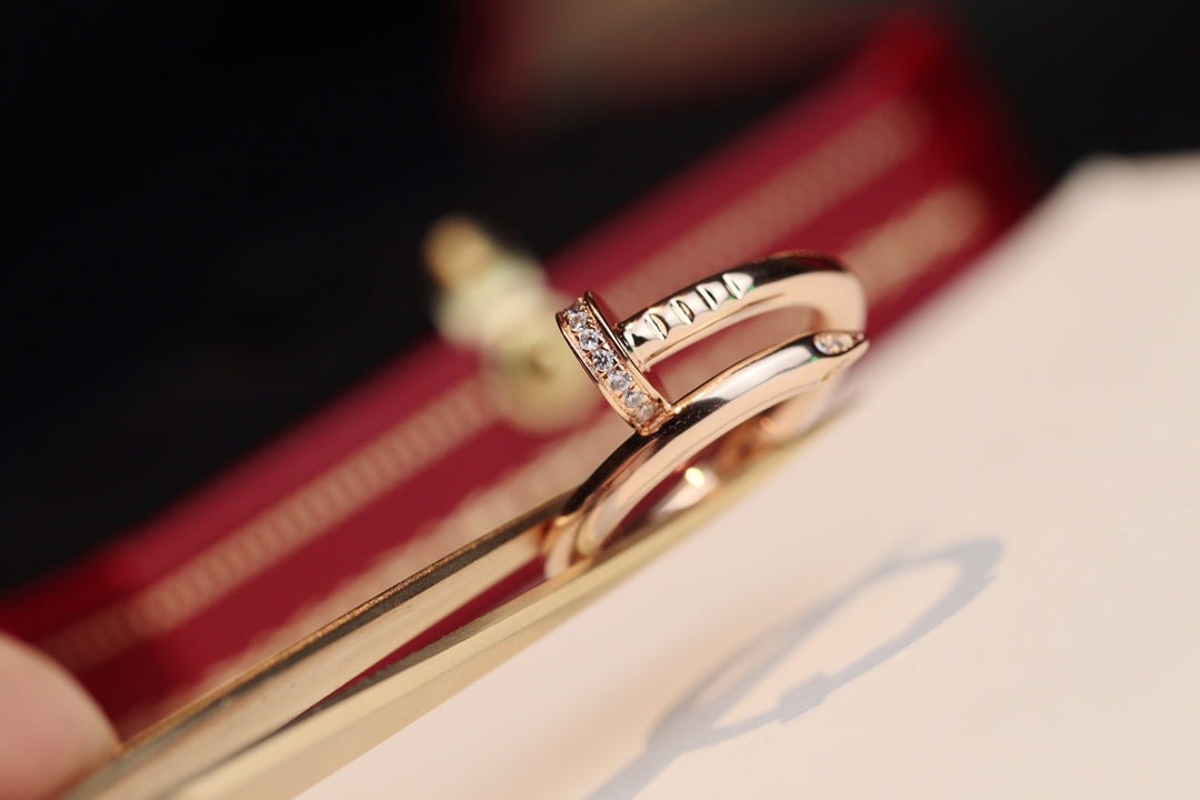 [Royal Jewellery]JUSTE RING 2.65MM PINK GOLD DIAMOND