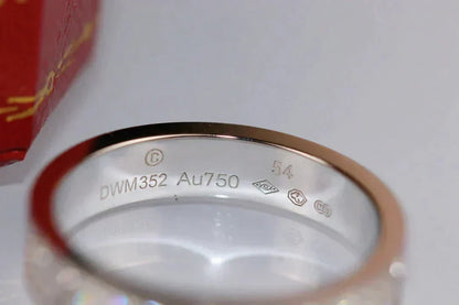 [Royal Jewellery]LOVE RING 3.6MM DIAMOND PAVED