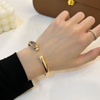 [Royal Jewellery]PANTHERE GOLD OPEN BRACELET
