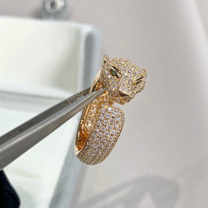 [Royal Jewellery]PANTHERE PINK GOLD DIAMOND RING
