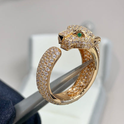 [Royal Jewellery]PANTHERE PINK GOLD DIAMOND RING
