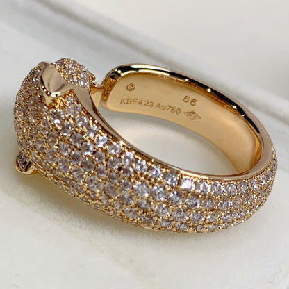 [Royal Jewellery]PANTHERE PINK GOLD DIAMOND RING