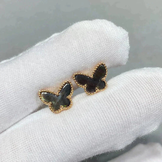 [Royal Jewellery]BUTTERFLY DARK MOP  EARRINGS