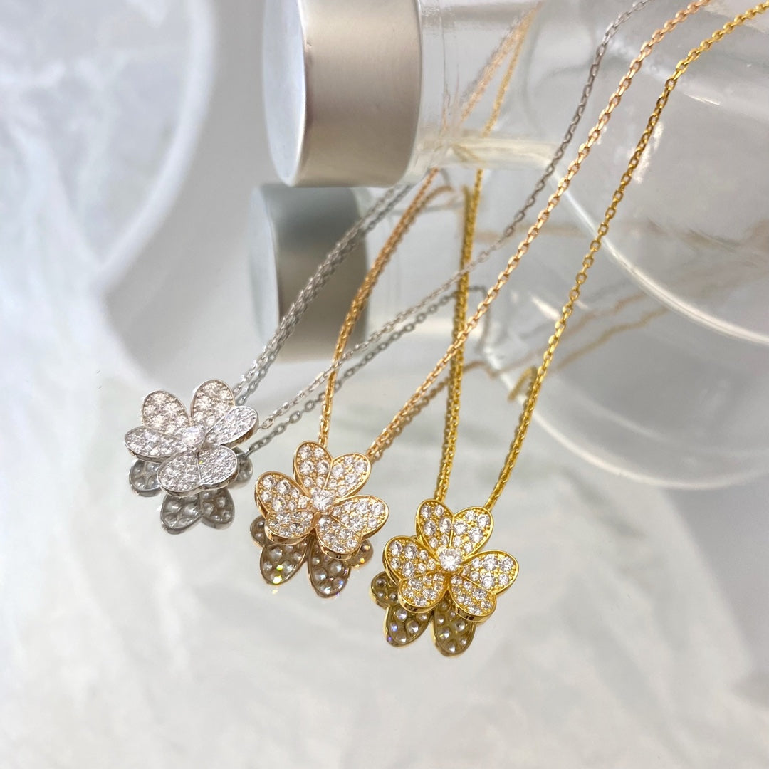 [Royal Jewellery]FLOWER DIAMOND NECKLACE