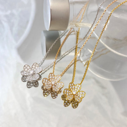 [Royal Jewellery]FLOWER DIAMOND NECKLACE